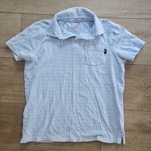 Vineyard Vines Boys Blue and white striped Polo